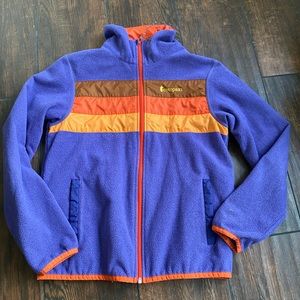 Cotopaxi Teca  fleece jacket  women’s full zipper violet orange small EUC s